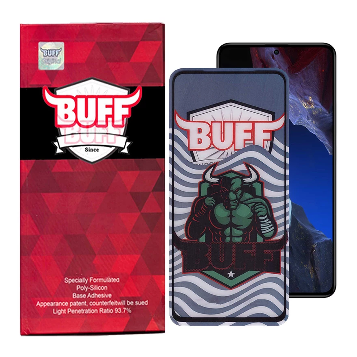 گلس گوشی شیائومی Redmi Note 12 Turbo بوف 5D مدل Super Power-مشکی