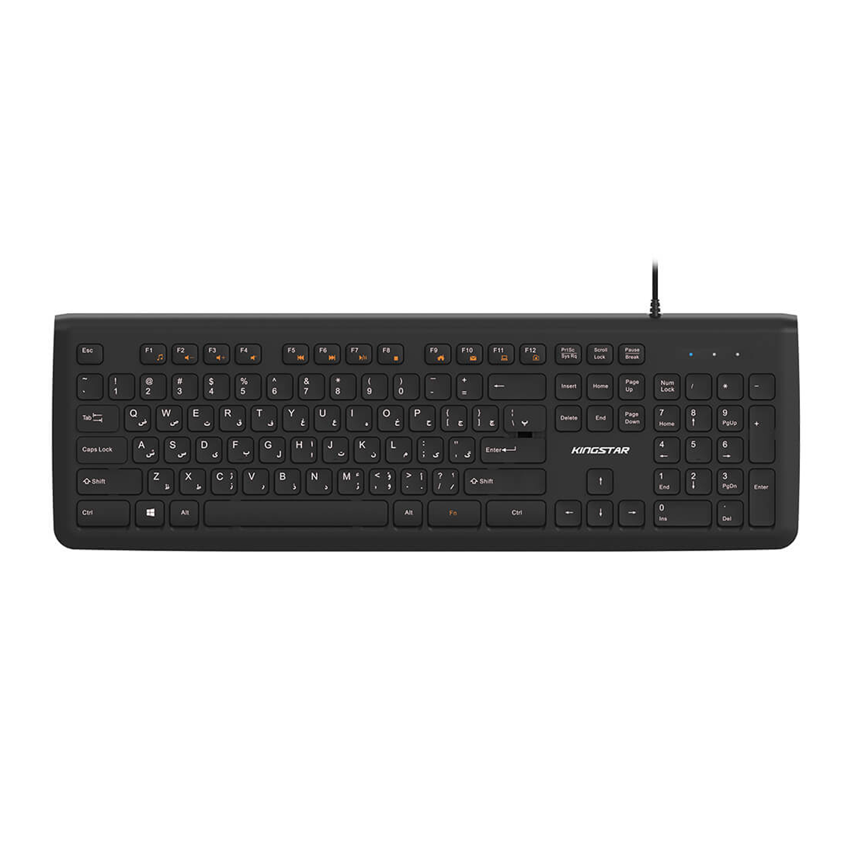 کیبورد با سیم کینگ استار مدل KB75 کیبورد با سیم کینگ استار مدل KB75