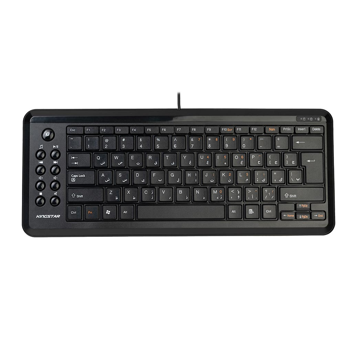 کیبورد با سیم کینگ استار مدل KB79-مشکی