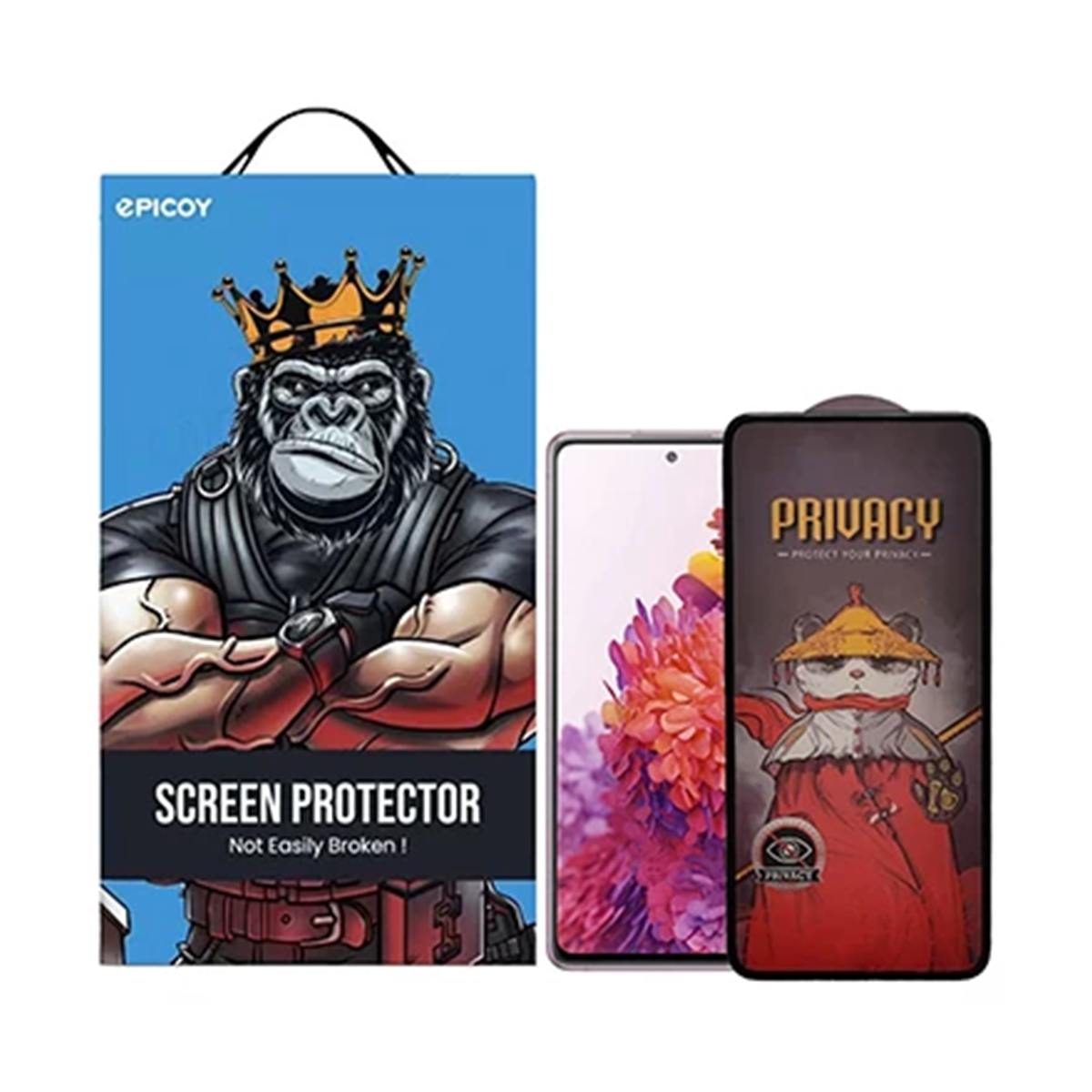 گلس گوشی سامسونگ Galaxy A53 5G - A52s - S20 FE اپیکوی مدل AirBag پرایوسی-مشکی