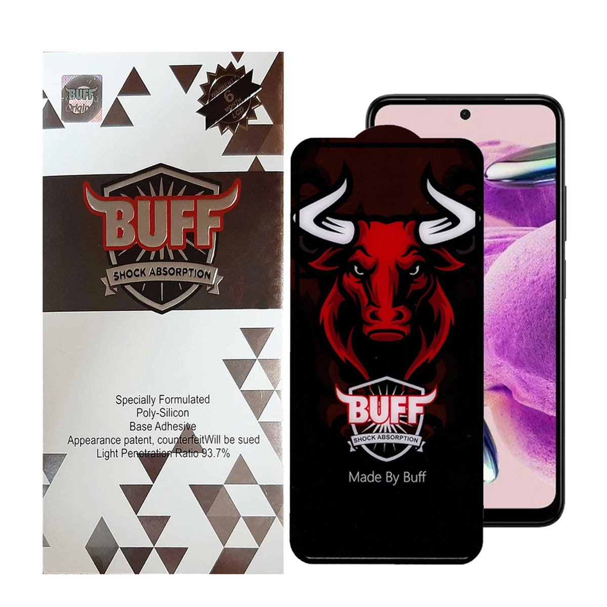 محافظ صفحه نمایش گوشی شیائومی Redmi Note 12S بوف سرامیکی مدل Ceramic Pro-G-مشکی