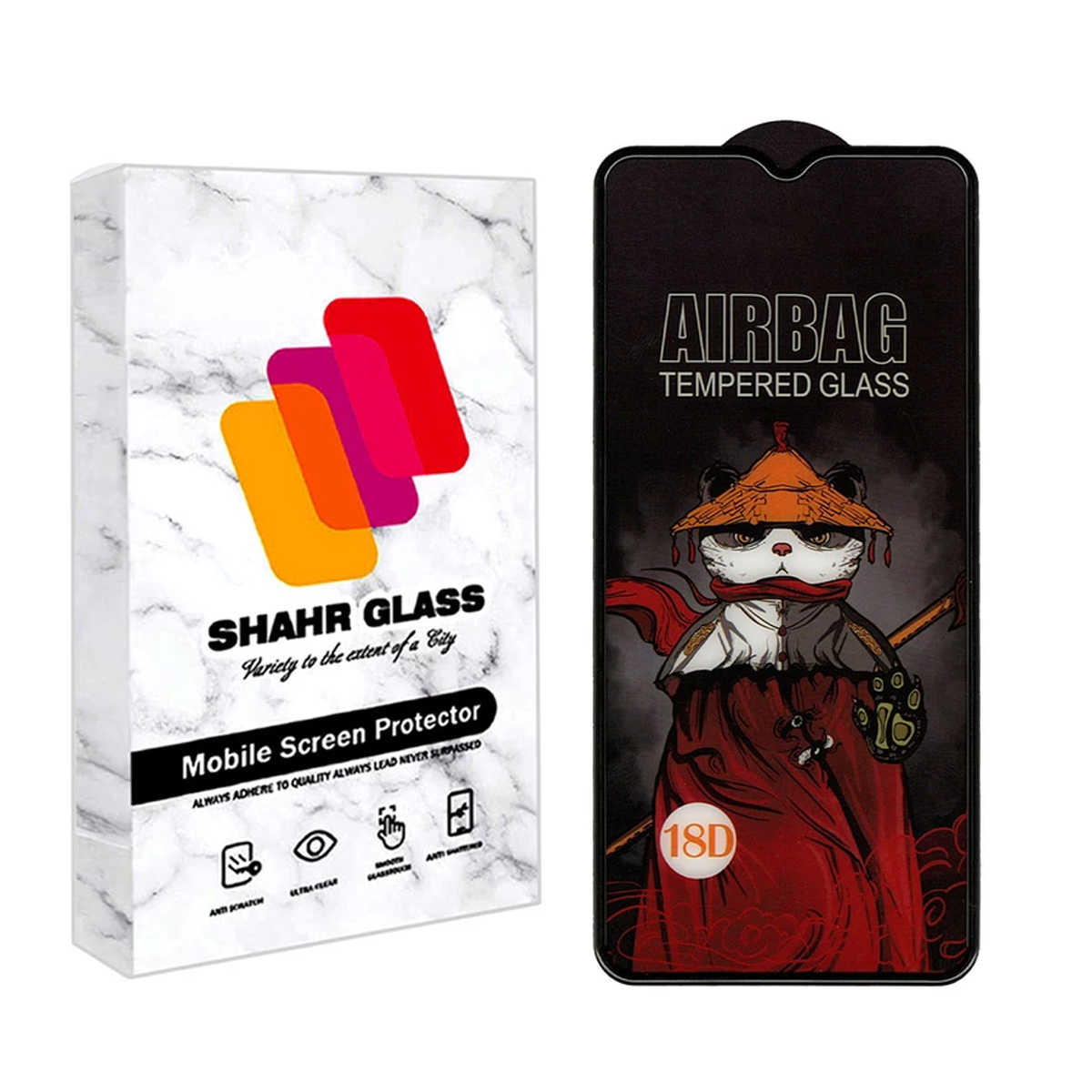 گلس گوشی شیائومی Redmi A2 Plus شهر گلس مدل AIRSR-مشکی