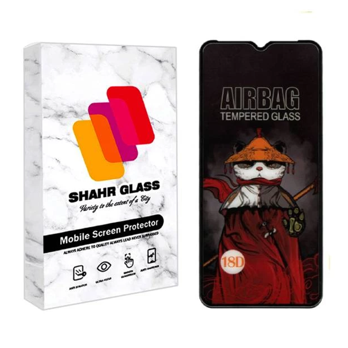 گلس گوشی جی پلاس X20 شهر گلس مدل AIRSR-مشکی