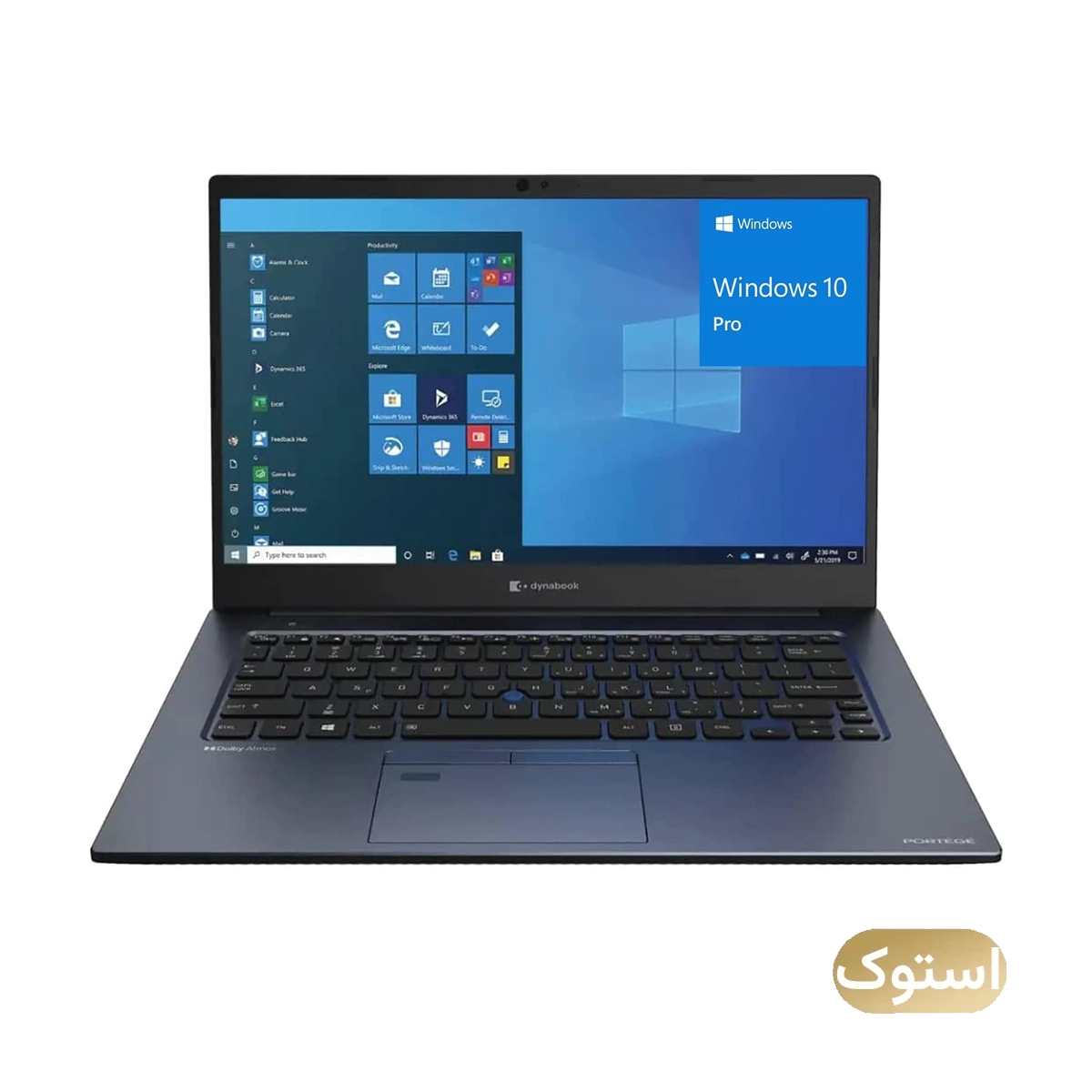 لپ تاپ استوک USED - توشیبا 14 اینچی مدل Dynabook portege x40 i7 1165g7 16GB 512GB - مشکی