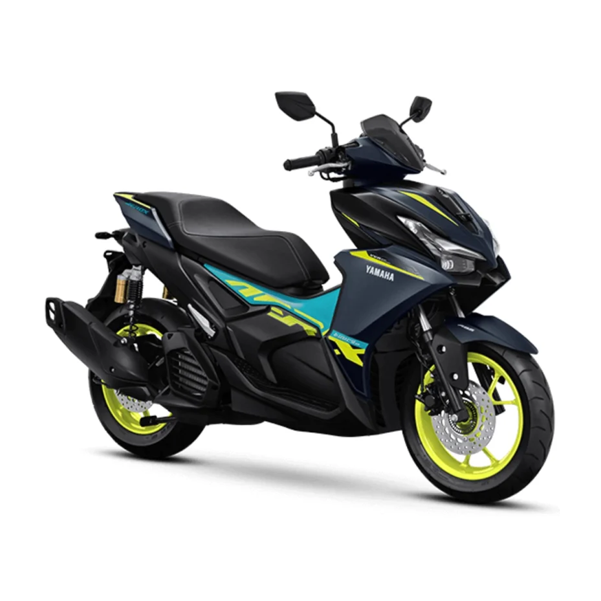موتور سیکلت یاماها مدل آيروکس آلفا نسخه CYBERCITY حجم 155 سی سی کیلس سال 1404-آبی زرد