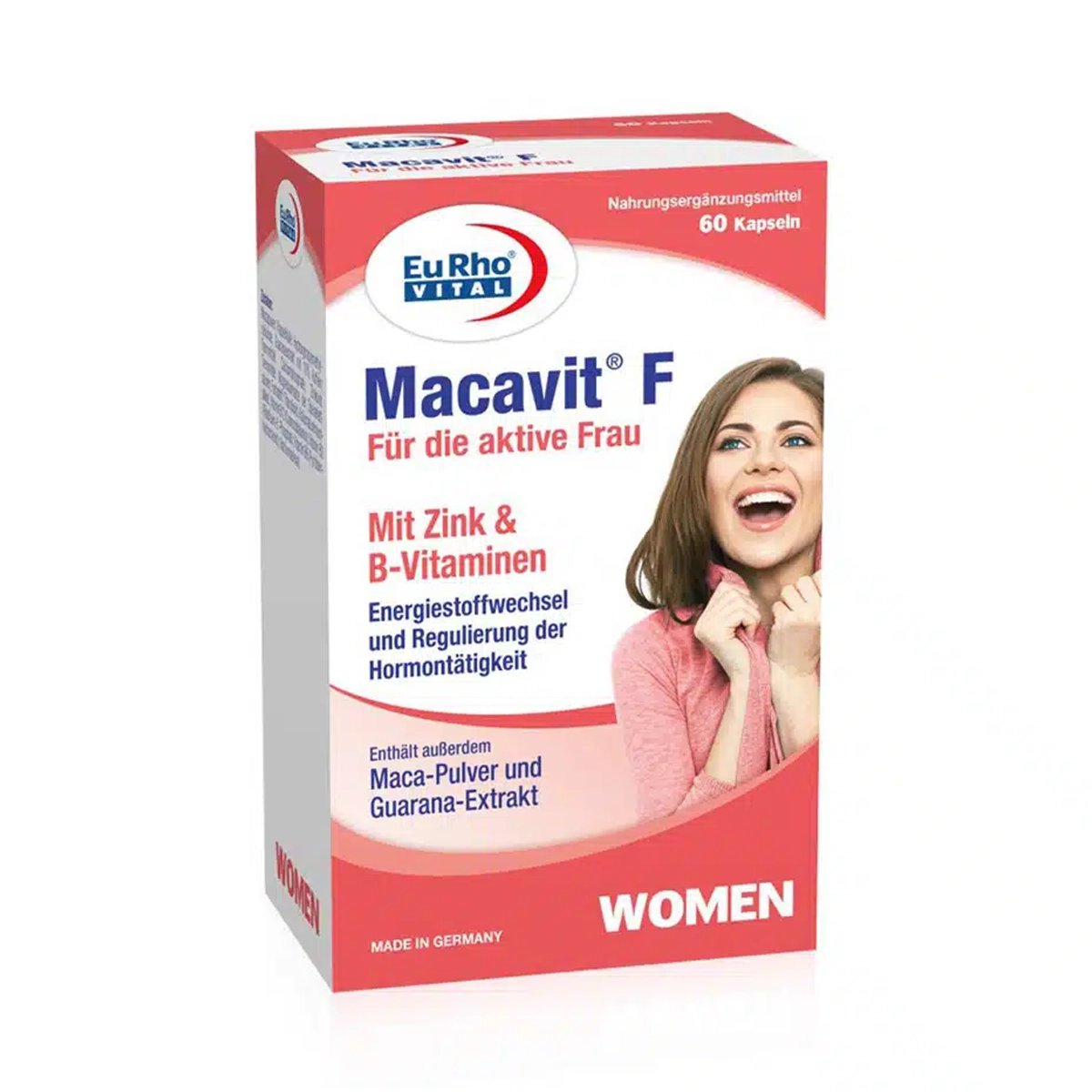 کپسول ماکاویت اف یوروویتال بسته ۶۰ عددی