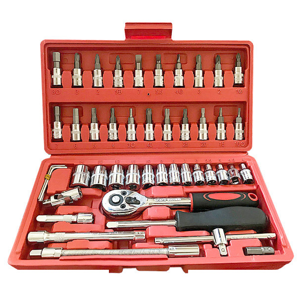 مجموعه 46 عددی آچار و سری بکس ایکس راین کد XRN-08