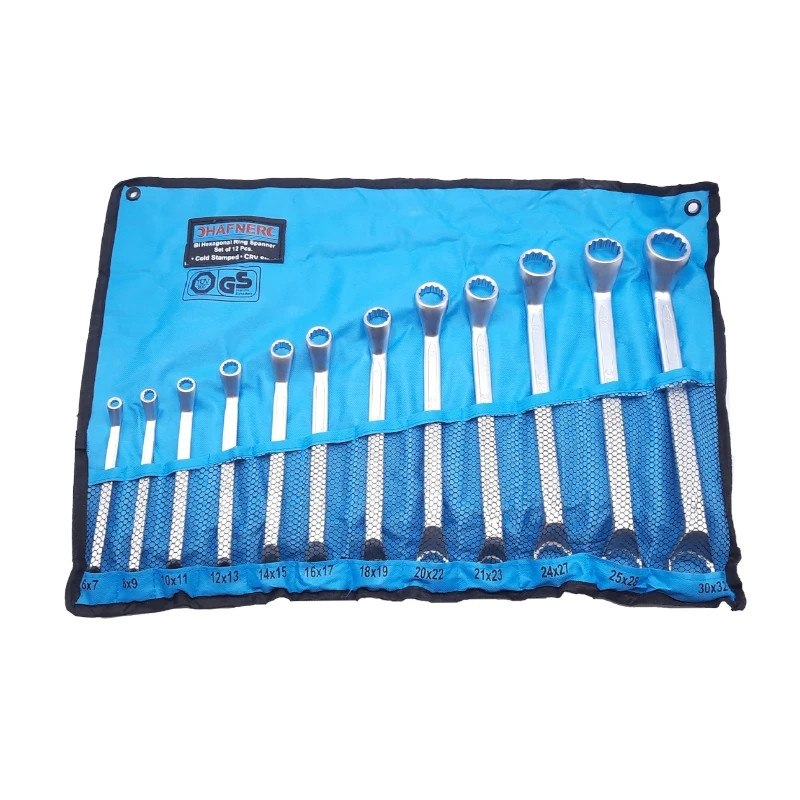 آچار دو سر رینگی هافنر مدل AJ-RAD-H12PCS مجموعه 12 عددی