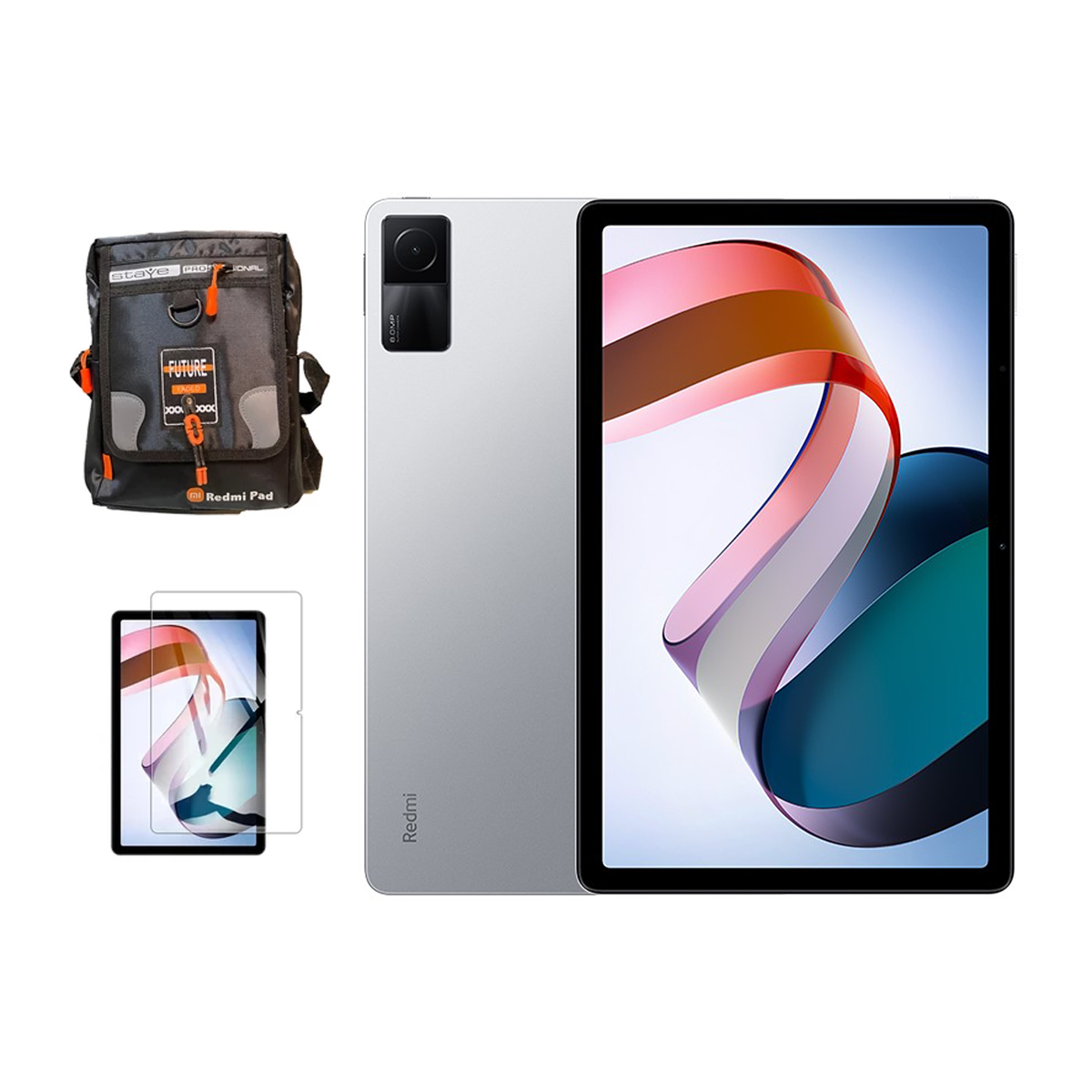 تبلت شیائومی مدل Redmi Pad ظرفیت 128 گیگابایت رم 4 گیگابایت به همراه کیف و گلس