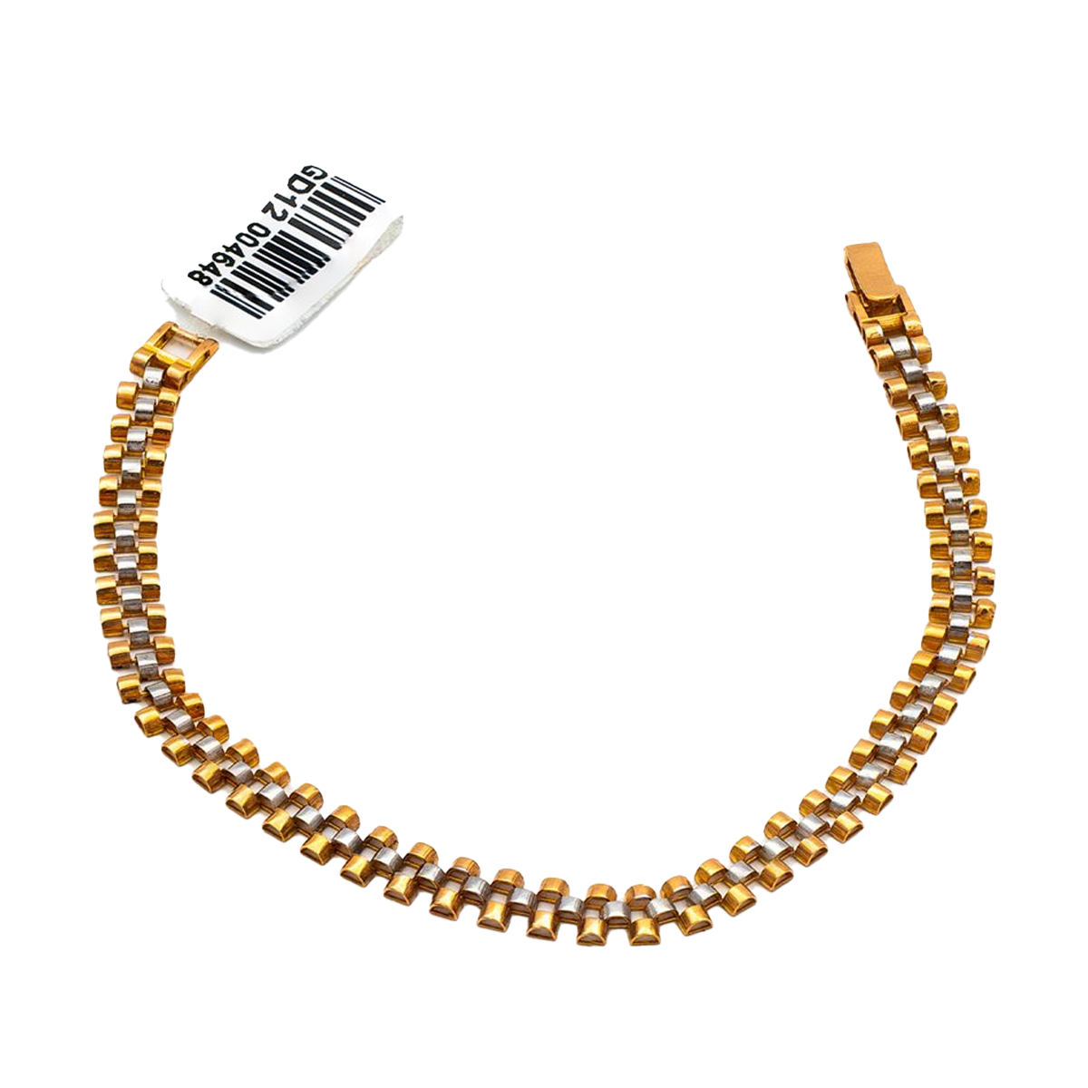 دستبند طلا زنانه گالری طلا عرفان مدل رولکس کد 4648-5.19