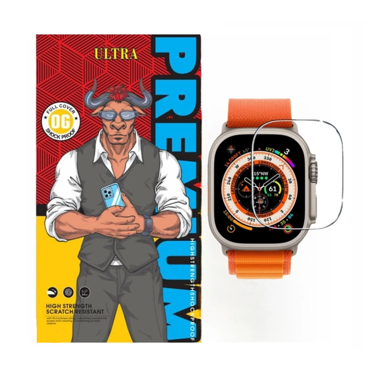 محافظ صفحه نمایش ساعت هوشمند اولترا مدل FULL GLUE مناسب اپل واچ Ultra 3 محافظ صفحه نمایش ساعت هوشمند اولترا مدل FULL GLUE مناسب اپل واچ Ultra 3
