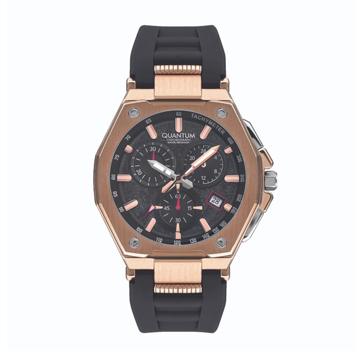 ساعت عقربه ای کوانتوم مردانه مدل PWG1005.451-رزگلد