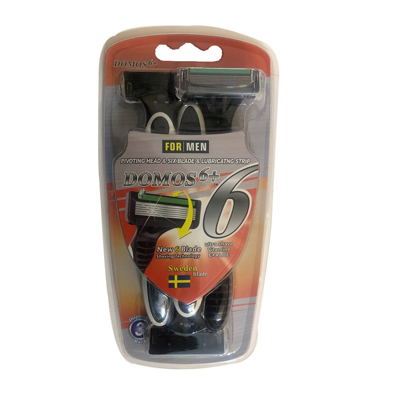 خودتراش دوموس مدل +6 بسته 3 عددی