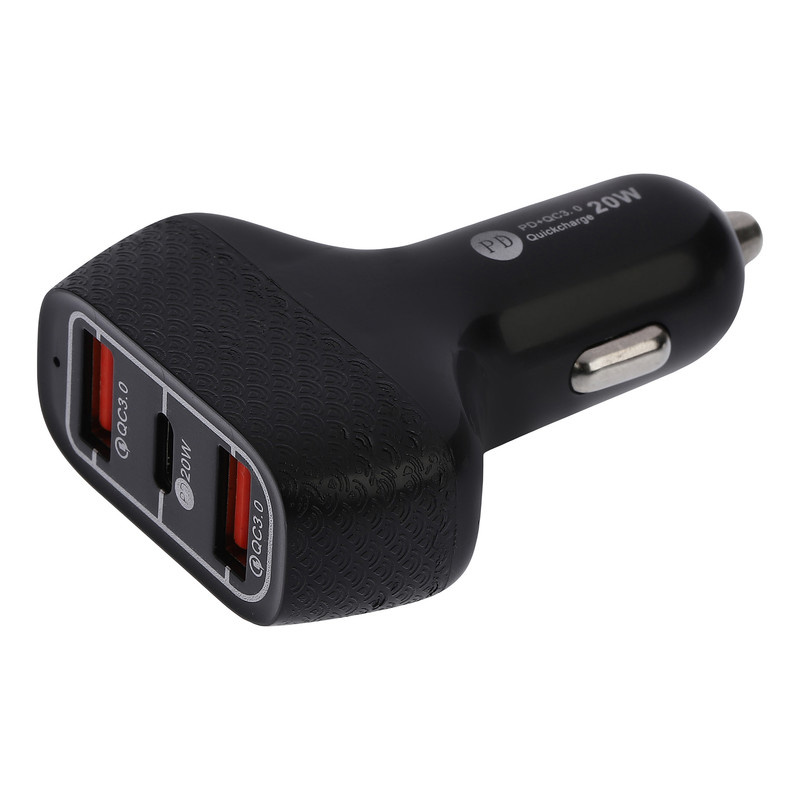 شارژر فندکی 20 وات سه پورت مدل LDO-555