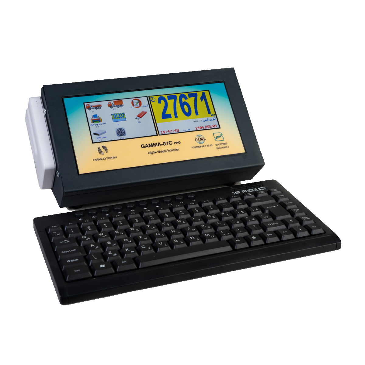 نمایشگر وزن مدل GAMMA-07C Pro