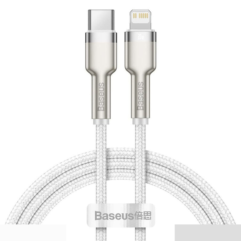 کابل تبدیل USB-C به لایتنینگ بیسوس مدل CATLJK-A02 Zinc Alloy PD20W طول 1 متر