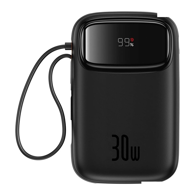 پاوربانک 30 وات بیسوس مدل QPow2 PPQD4-10C ظرفیت 10000 میلی آمپر ساعت