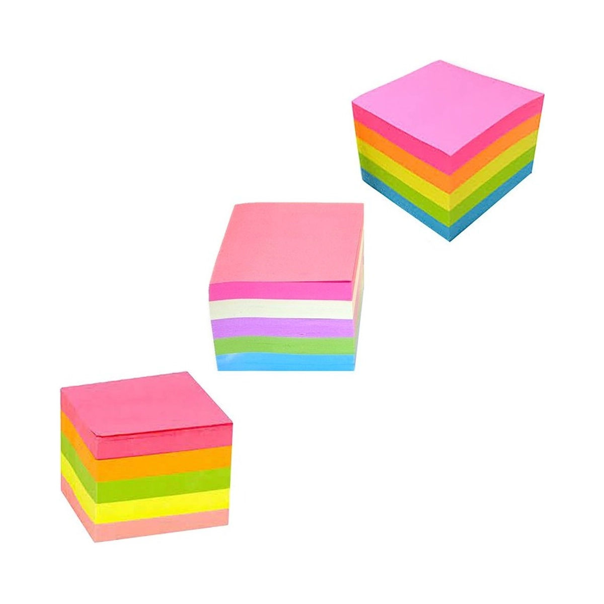 کاغذ یادداشت چسب دار مدل رنگی سایز 5x5 سانتی متر کاغذ یادداشت چسب دار مدل رنگی سایز 5x5 سانتی متر