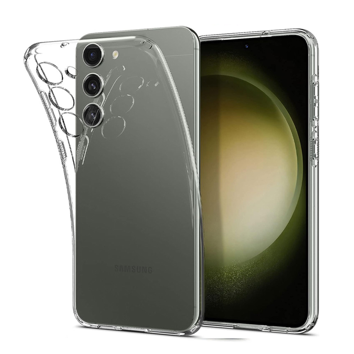 کاور گوشی سامسونگ گلکسی S23 Plus مدل ژله ای-بی رنگ شفاف