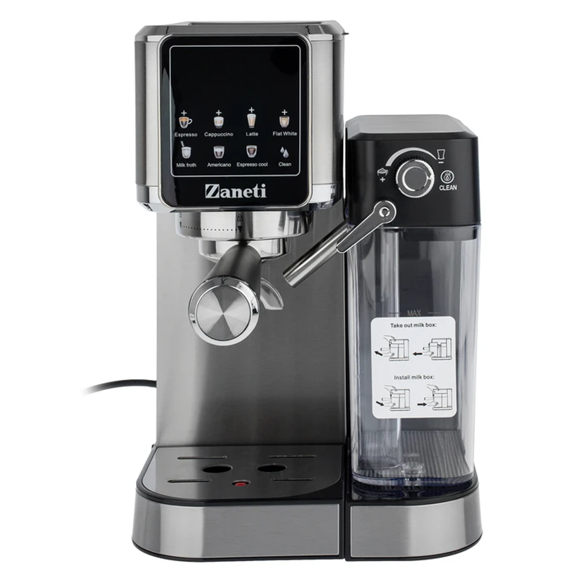 اسپرسو ساز زانتی مدل ZZCF-20UT12EMSA-استیل