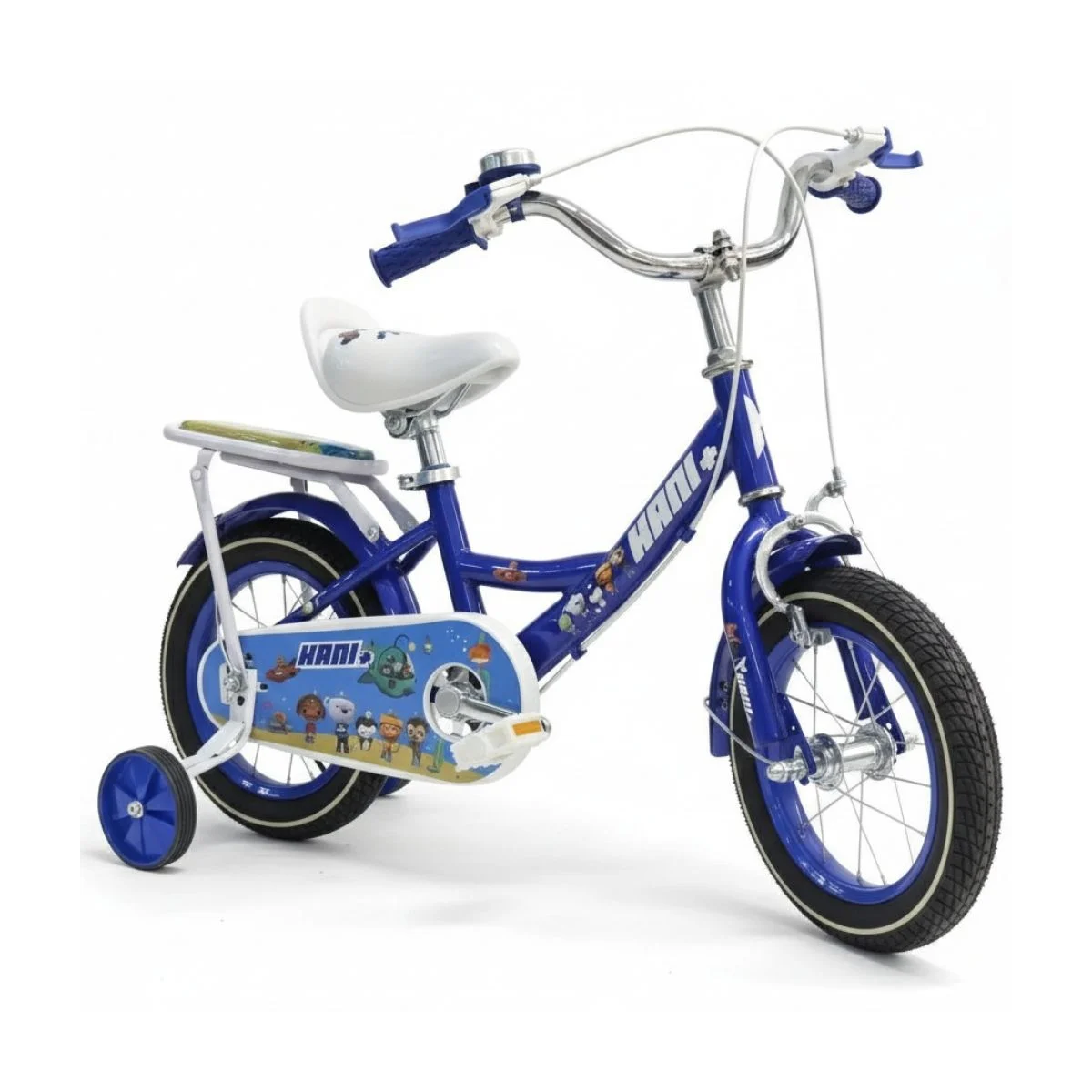 دوچرخه کودک هانی مدل پلاس سایز طوقه ۱۲-آبی 