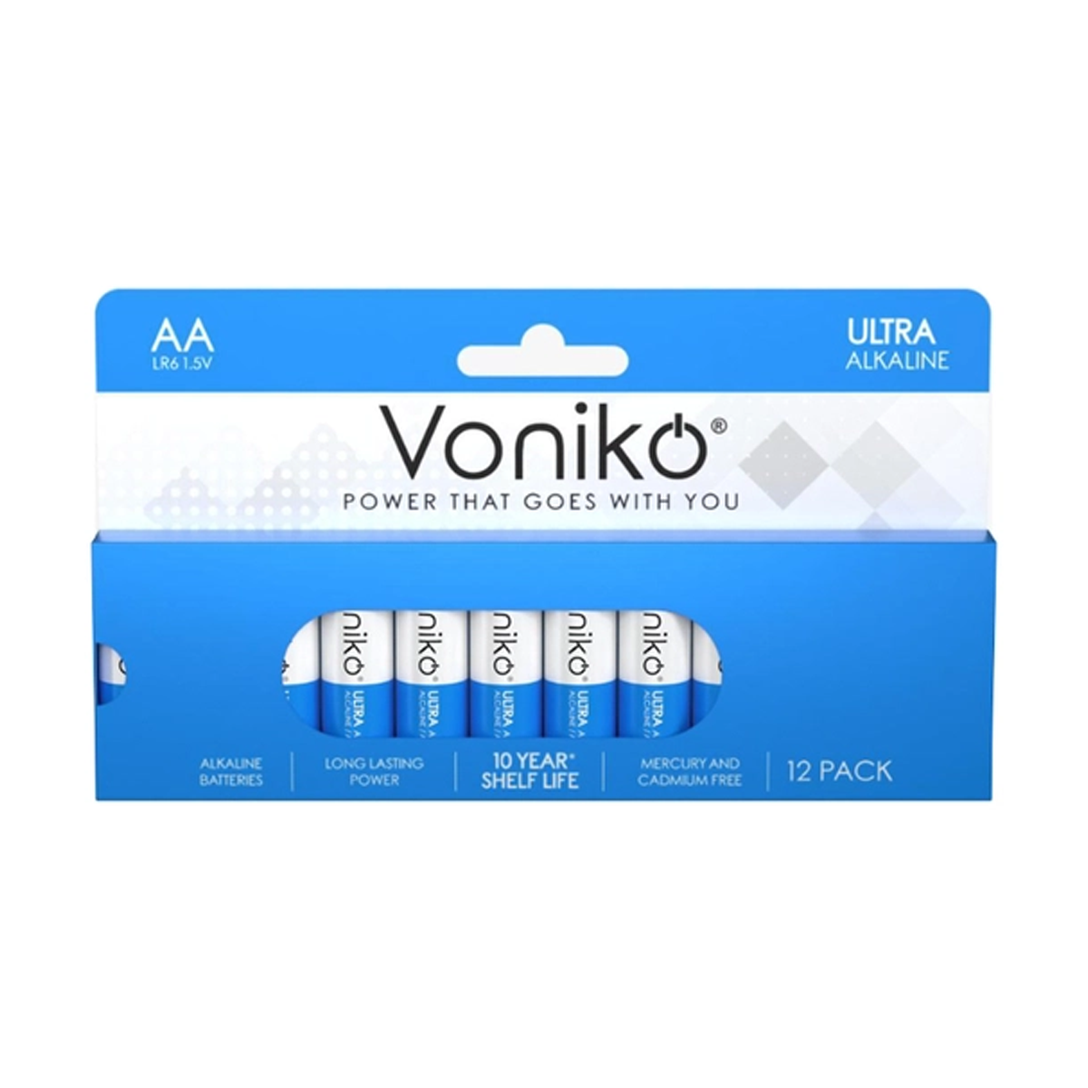 باتری قلمی ونیکو مدل LR6 PAPERBOX بسته 12 عددی