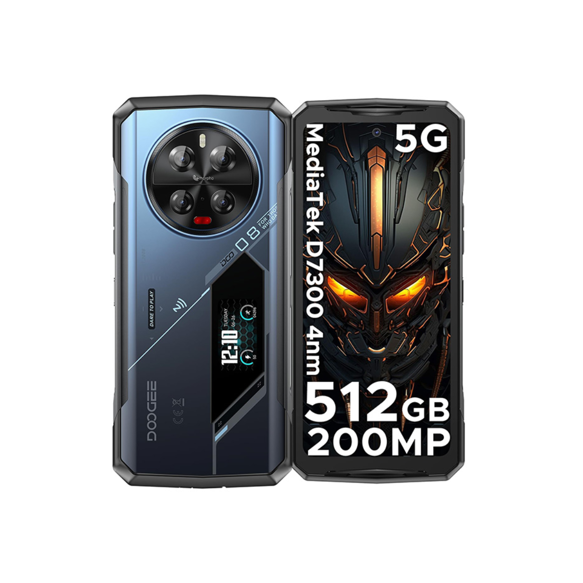 گوشی موبایل دوجی مدل V40 Pro ظرفیت 512 گیگابایت رم 16 گیگابایت-سرمه ای