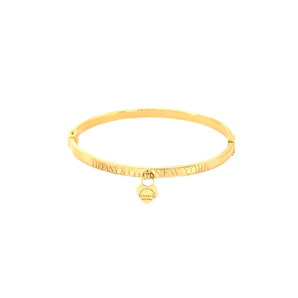 النگو طلا 18 عیار زنانه ماوی گالری مدل آویز قلب النگو طلا 18 عیار زنانه ماوی گالری مدل آویز قلب