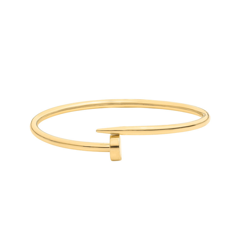 بنگل طلا 18 عیار زنانه ماوی گالری مدل میخ بولد بنگل طلا 18 عیار زنانه ماوی گالری مدل میخ بولد