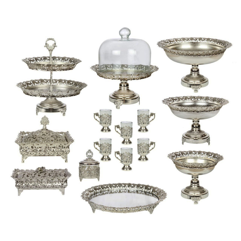 ست پذیرایی پانزده پارچه چشمه نور مدل B8085-C