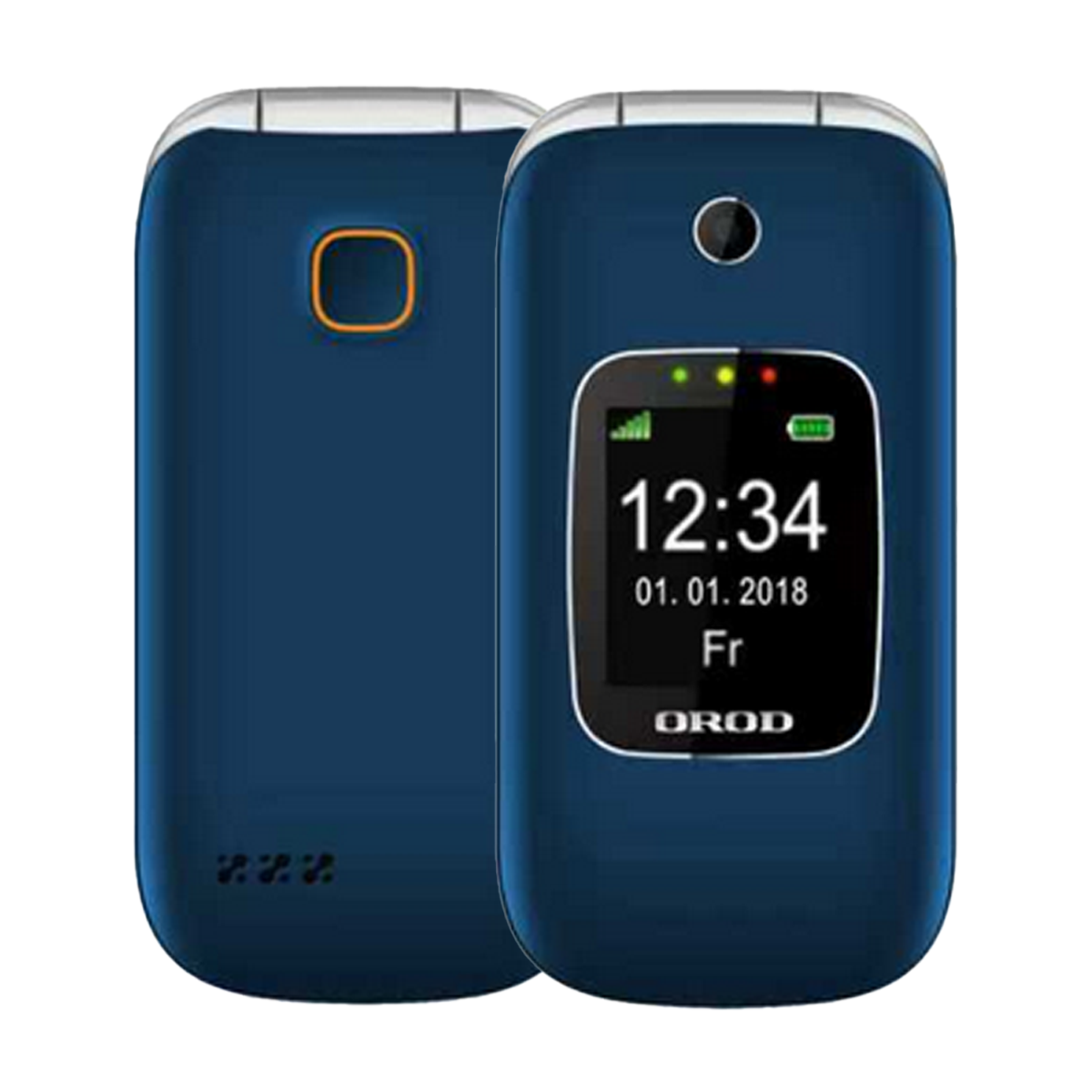 گوشی موبایل ارود مدل F240D تک سیم‌ کارت-آبی