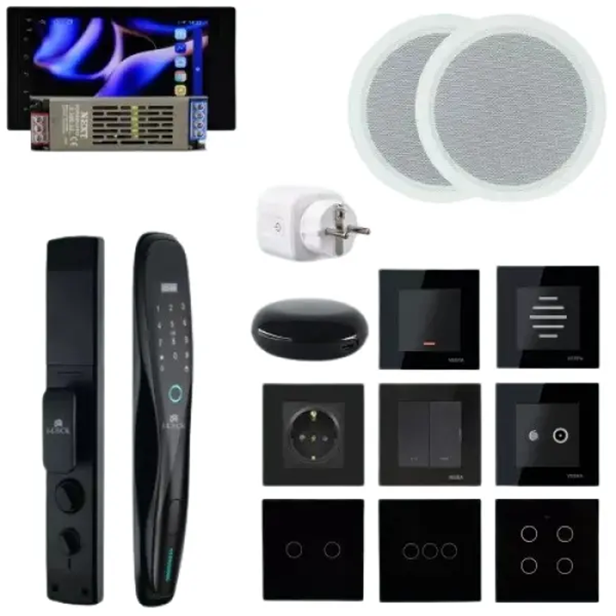 پکیج خانه هوشمند مدل سه خواب فول با دستگیره مشکی