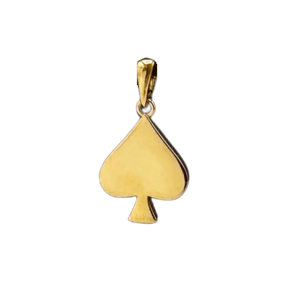 آویز طلا 18 عیار زنانه طرح پیک کد 555