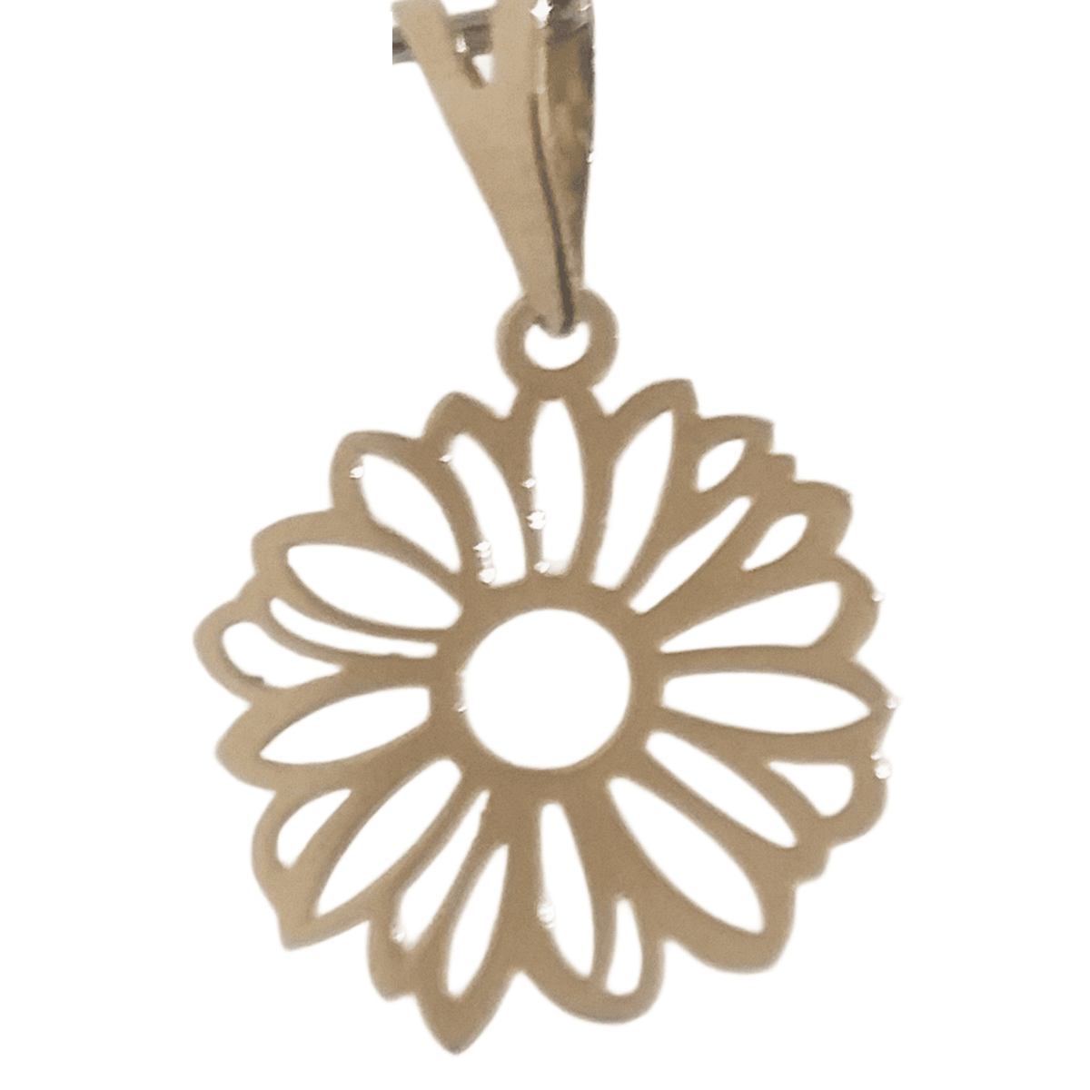 آویز طلا 18 عیار زنانه لاوندر طرح گل کد 275 آویز طلا 18 عیار زنانه لاوندر طرح گل کد 275