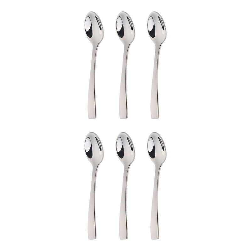 قاشق چای خوری داماس استیل مدل فلورا بسته 6 عددی