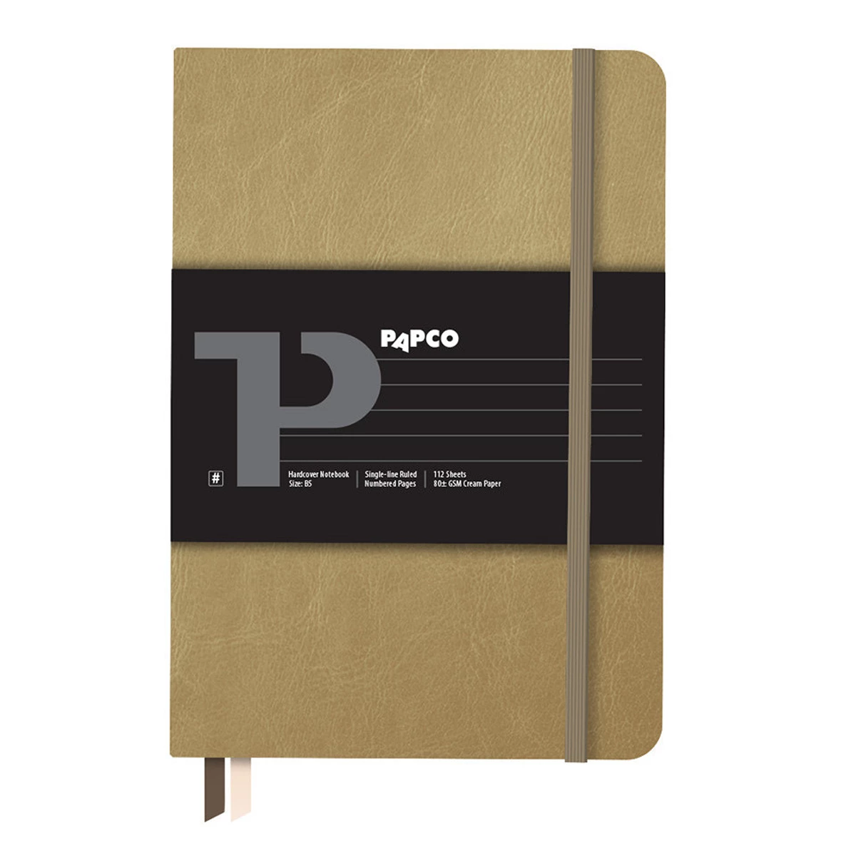 دفتر یک خط شماره دار 112 برگ پاپکو مدل PR-NH111 سایز B5-زرشکی