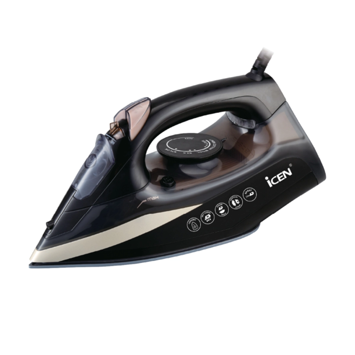 اتو بخار آیسن مدل E-165-مشکی اتو بخار آیسن مدل E-165-مشکی