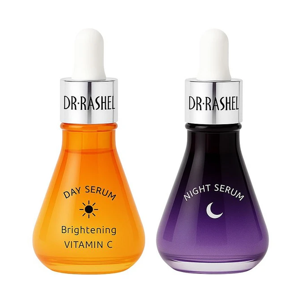 سرم ضد چروک دکتر راشل مدل رتینول به همراه سرم روشن کننده دکتر راشل مدل ویتامین سی سرم ضد چروک دکتر راشل مدل رتینول به همراه سرم روشن کننده دکتر راشل مدل ویتامین سی