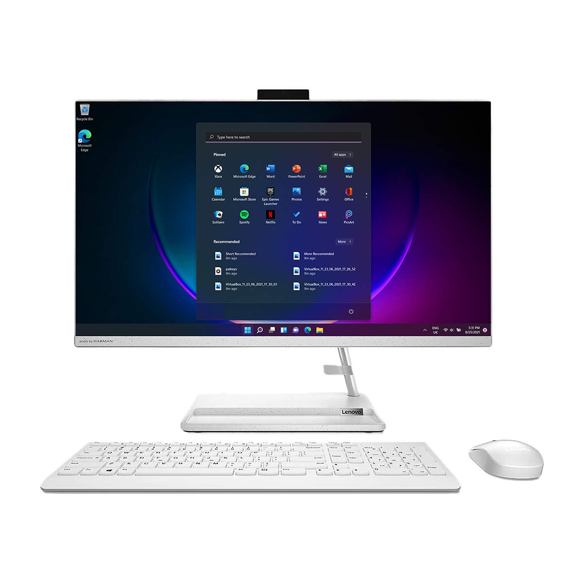 کامپیوتر All in One لنوو 27 اینچی مدل IdeaCentre AIO 3 27IAP7 i5 12450H 8GB 512GB