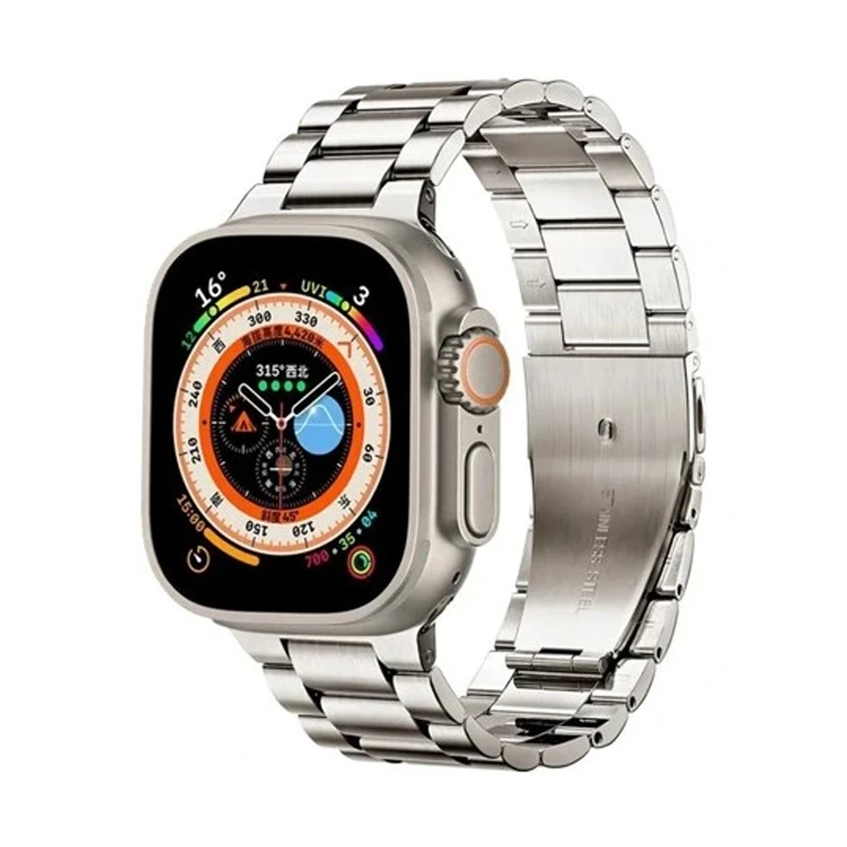 ساعت هوشمند ویسمی مدل WS-80 Ultra 3-بدنه مشکی بند مشکی ساعت هوشمند ویسمی مدل WS-80 Ultra 3-بدنه مشکی بند مشکی