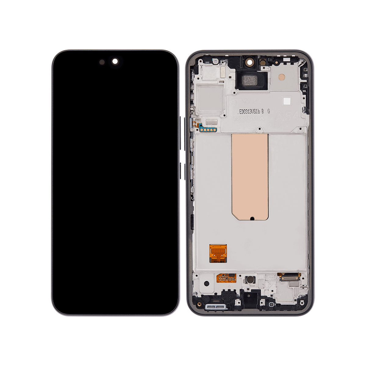 تاچ ال سی دی گوشی سامسونگ A54 مدل sm-a546 شرکتی با فریم تاچ ال سی دی گوشی سامسونگ A54 مدل sm-a546 شرکتی با فریم