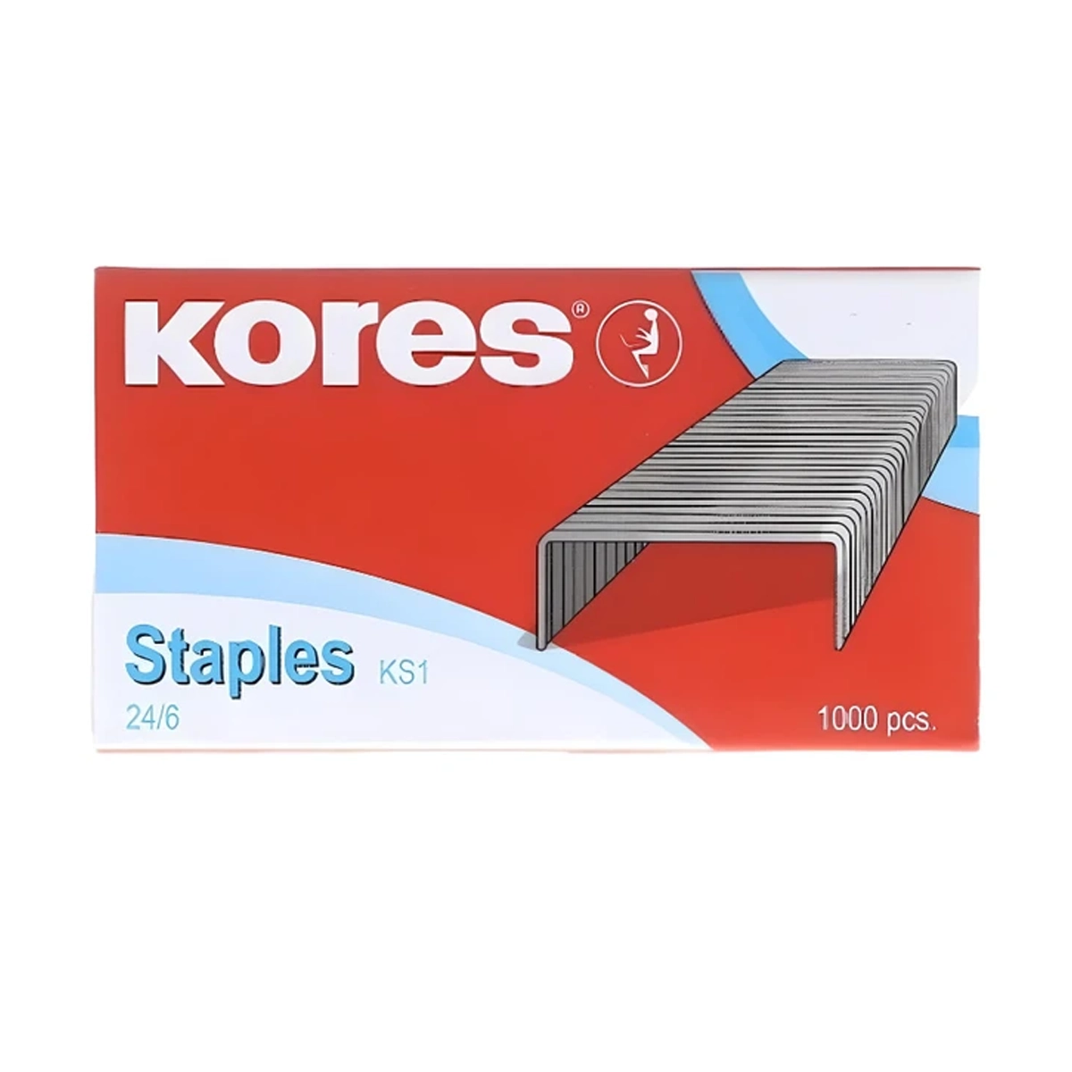 سوزن منگنه کورس کد 43101 سایز 24/6 بسته 10000 عددی