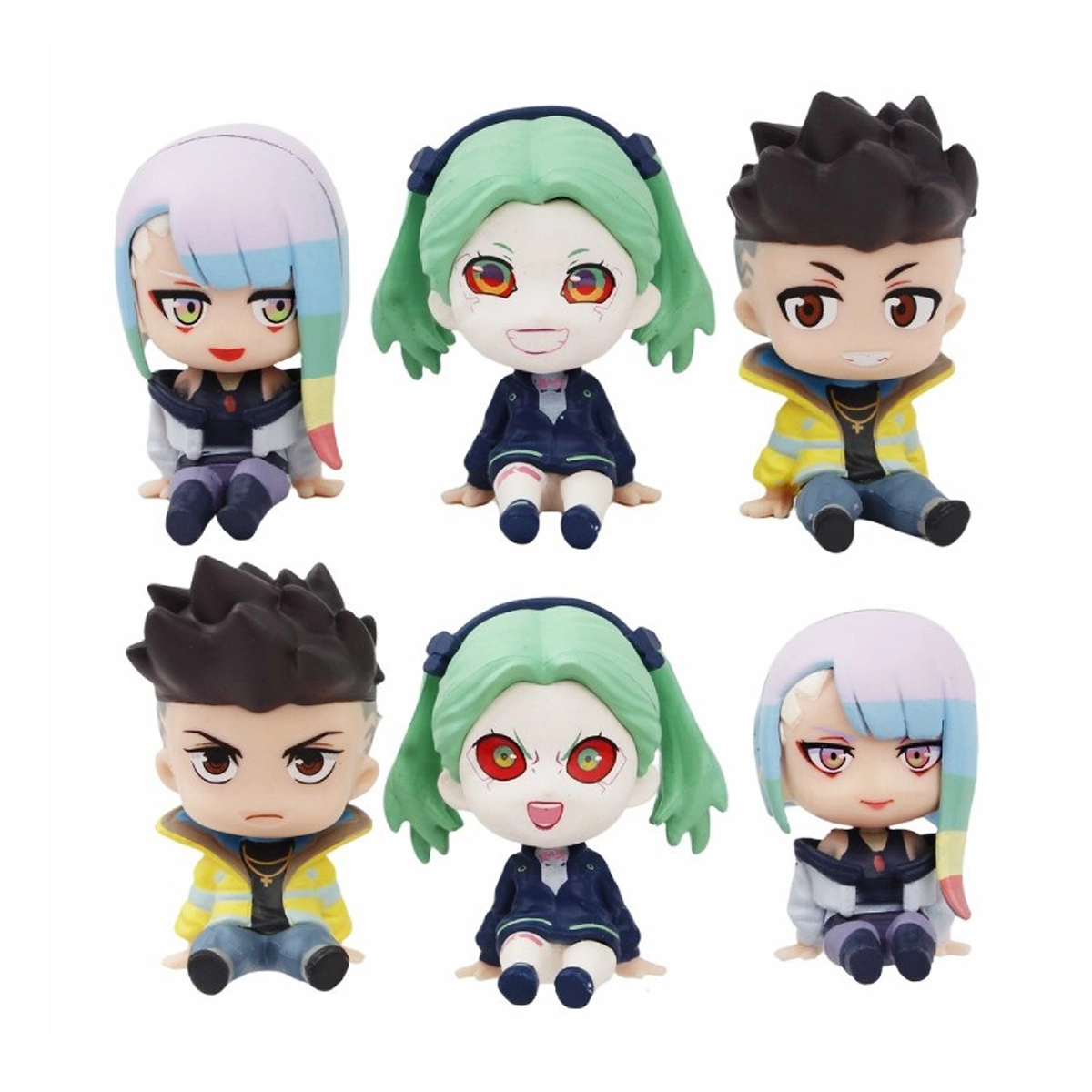 اکشن فیگور طرح Cyberpunk کد 1114/13 بسته 6 عددی