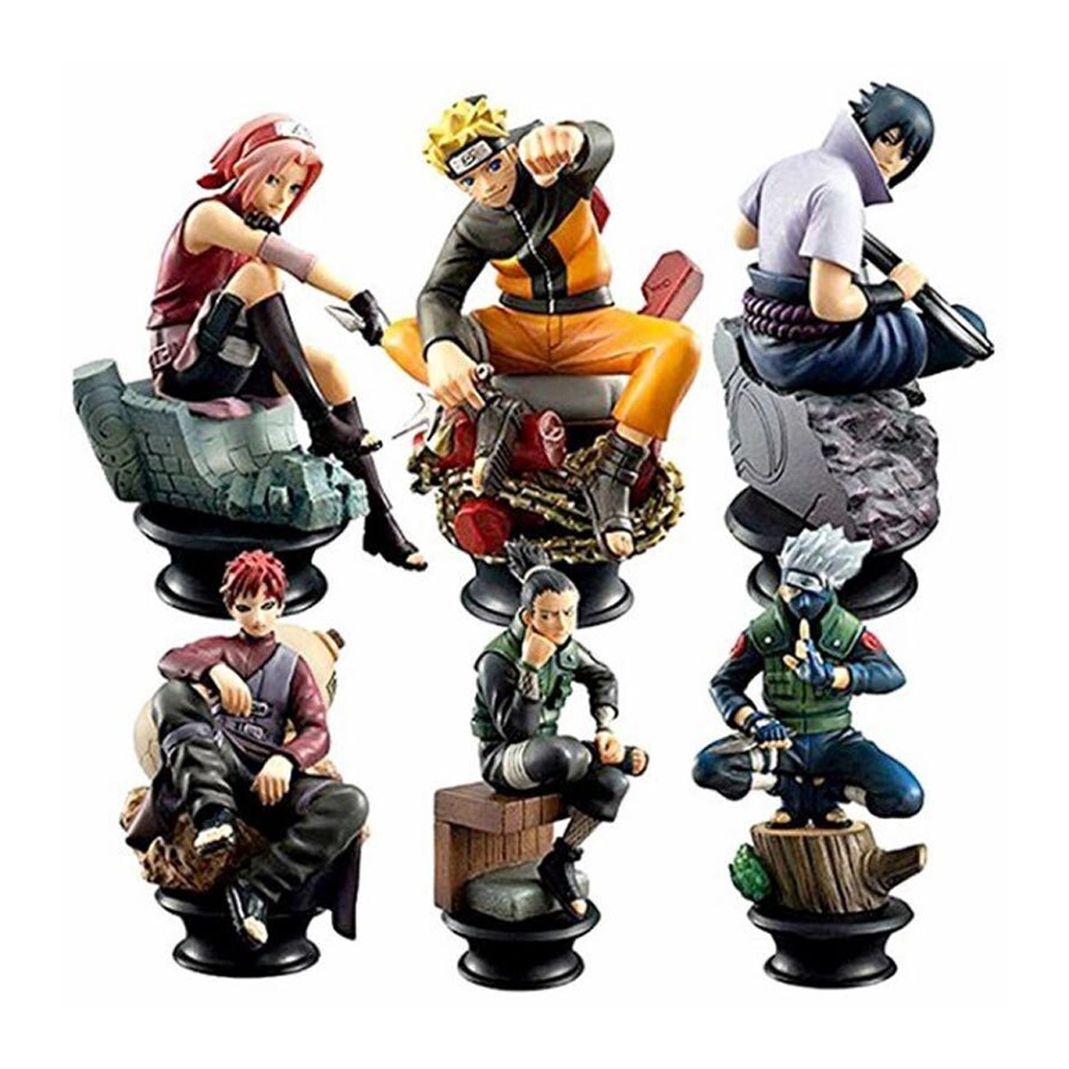 اکشن فیگور طرح Naruto نشسته کد 1376/13 بسته 6 عددی اکشن فیگور طرح Naruto نشسته کد 1376/13 بسته 6 عددی