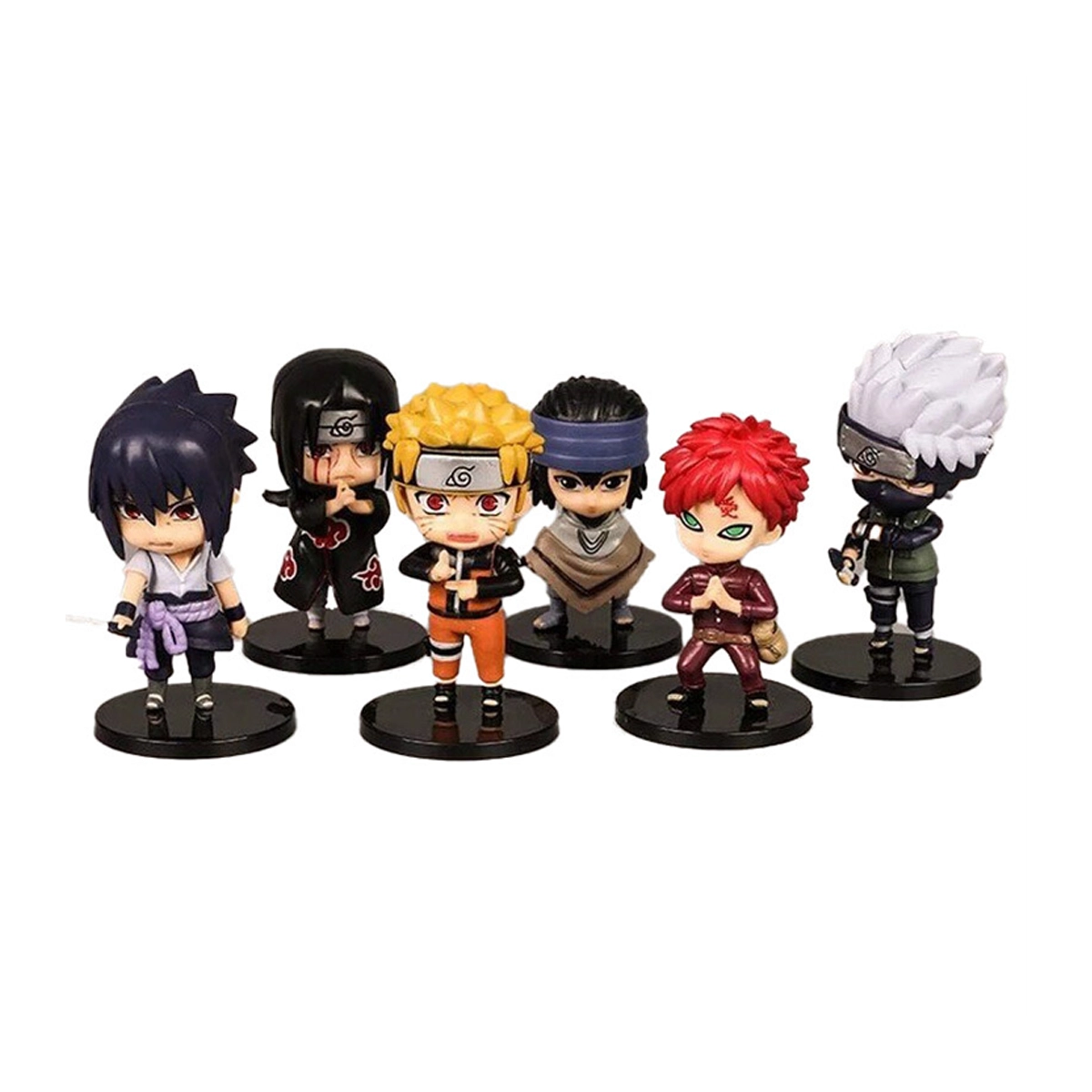 اکشن فیگور طرح Naruto کد NA6-J بسته 6 عددی