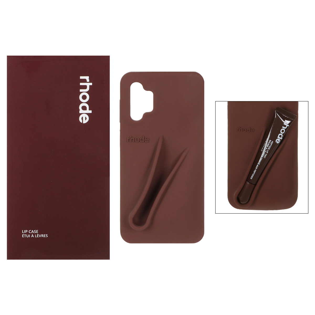 کاور گوشی سیلیکونی پاک کنی سامسونگ Galaxy A13 4G مدل Lip Case rhode به همراه لیپ گلاس رود کاور گوشی سیلیکونی پاک کنی سامسونگ Galaxy A13 4G مدل Lip Case rhode به همراه لیپ گلاس رود