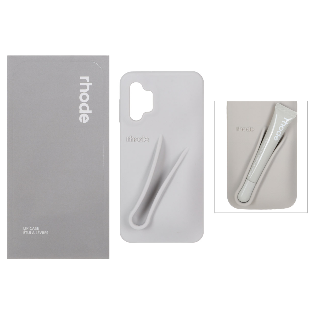 کاور گوشی سیلیکونی پاک کنی سامسونگ Galaxy A04s مدل Lip Case rhode به همراه لیپ گلاس رود کاور گوشی سیلیکونی پاک کنی سامسونگ Galaxy A04s مدل Lip Case rhode به همراه لیپ گلاس رود