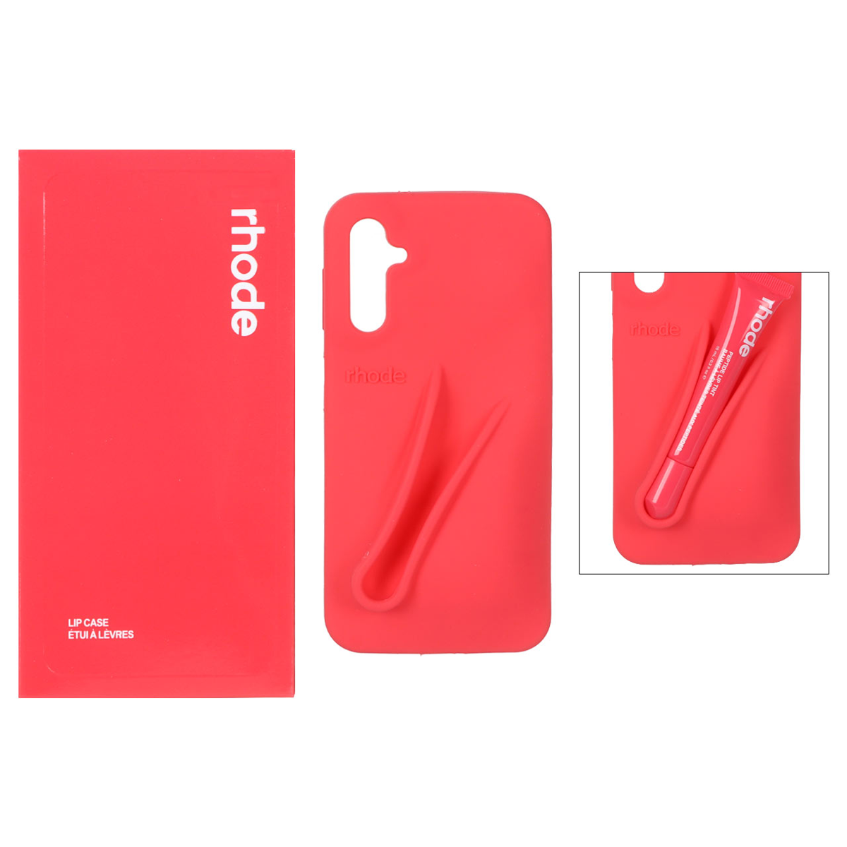 کاور گوشی سیلیکونی پاک کنی سامسونگ Galaxy A14 مدل Lip Case rhode به همراه لیپ گلاس رود کاور گوشی سیلیکونی پاک کنی سامسونگ Galaxy A14 مدل Lip Case rhode به همراه لیپ گلاس رود