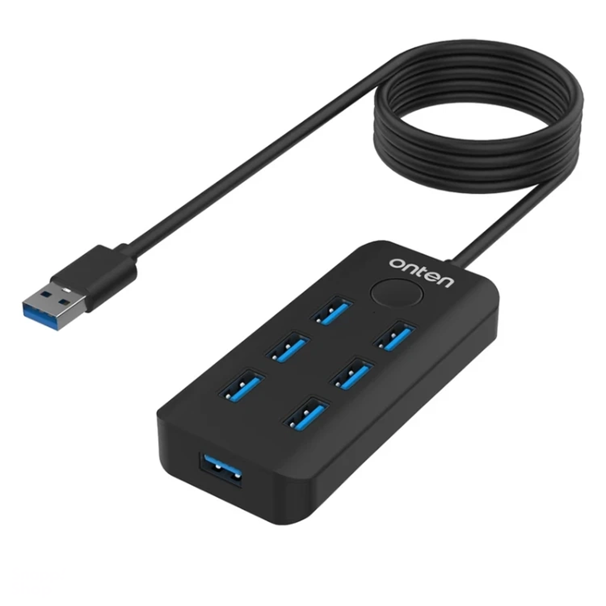 هاب 7 پورت USB 3.2 اونتن مدل OTN-8120-مشکی هاب 7 پورت USB 3.2 اونتن مدل OTN-8120-مشکی
