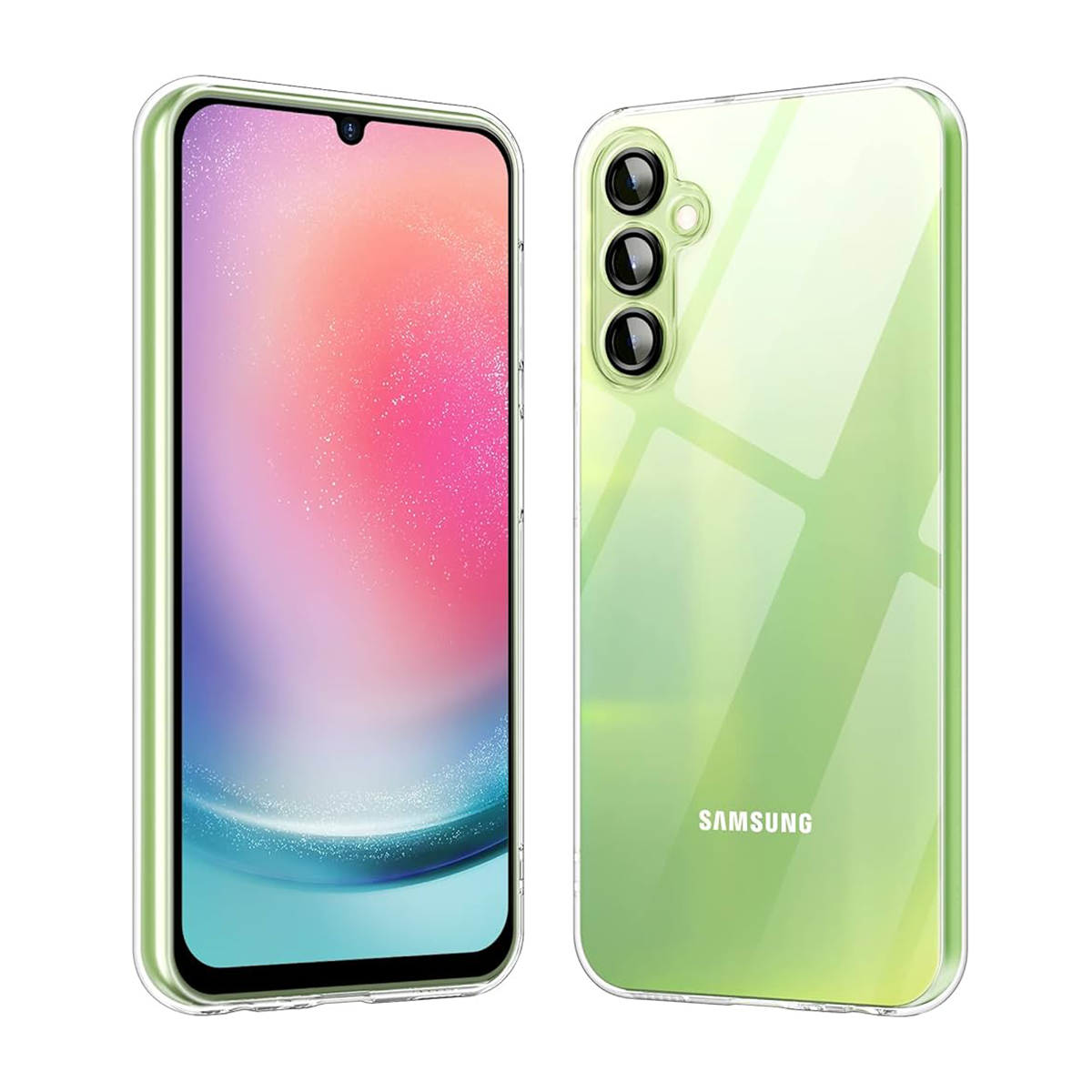 کاور گوشی سامسونگ گلکسی A24 مدل ژله ای شفاف